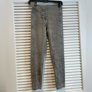 lululemon athletica Gray Patterned Leggings